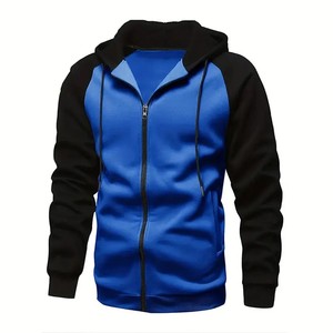 Sweat à capuche zippé pour homme GAF, hiver, haute qualité, unisexe, 100% coton polaire, séchage rapide et respirant, vente en gros, personnalisable - Product Image 1