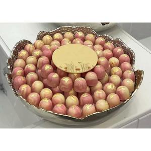 Plats de service à chocolat de forme ovale dernier cri bol à chocolat en métal de la meilleure qualité avec poignée à prix abordable - Product Image 6