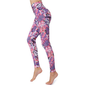 Venta al por mayor de poliéster 8 Spandex personalizado sublimación de impresión de las mujeres deportes Yoga pantalones Leggings para las mujeres - Product Image 2