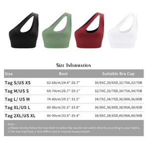 Nouveau soutien-gorge de sport à une épaule sexy, haute résistance, antichoc, pour la course à pied, l'entraînement, la salle de sport, vêtements de sport actifs, fitness, saut - Product Image 6