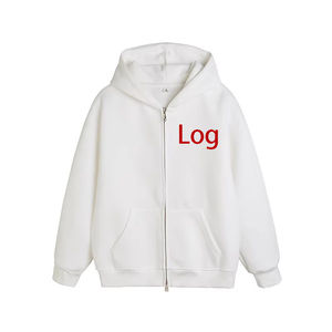 Sweats à capuche zippés pour hommes sur mesure Fabrication durable Prix d'usine Option logo personnalisé Sweats à capuche zippés pour hommes de haute qualité - Product Image 1