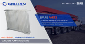 Grille 905/907 pour numéro de pièce Putzmeister: 242456001 Nouvelle usine de fabrication de détail de construction en état - Product Image 2