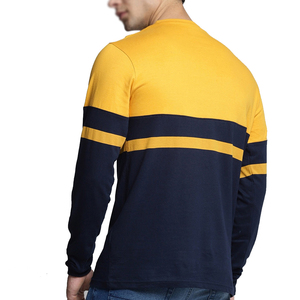 Prix de gros T-shirt 100% coton pour hommes coupe ample imprimé Hommes Prix de vente chaud Chemise Street Trend Sports Chemises à manches longues - Product Image 6