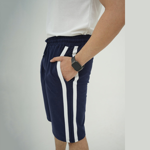 ชุดเสื้อผ้าคอตตอนสวมใส่สบายสำหรับผู้ชายเสื้อโปโลมีโลโก้ระบายอากาศได้ดีกางเกงขาสั้นคาร์โก้แบบเชือกผูกแห้งเร็วสำหรับใส่ในฤดูร้อน - Product Image 5