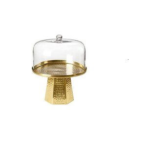 Brass Cake Stand Turntable for Cake Decorating Stand for <b>Birthday</b> Party Cupcake and <b>Sweets</b> Cake Stand - Product Image 5