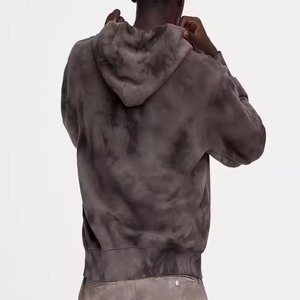 Vente en gros 2024 sweat à capuche surdimensionné tie dye Sun Fade pour hommes personnalisé 100% sweat thermique en polaire de coton lourd sweat à capuche haut pour hommes - Product Image 2