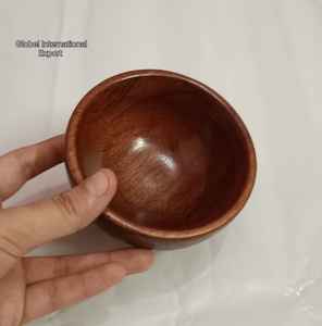 ชามสลัดและขนมขบเคี้ยวทำด้วยมือทำจากไม้ขนาดใหญ่สำหรับร้านอาหารโรงแรมและงานเลี้ยงทำจากไม้อะคาเซียชามทำด้วยมือ - Product Image 5