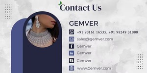 Anillo de bodas personalizado elegante amarillo Esmeralda corte laboratorio cultivado diamante Halo con acento Split Shank en anillo de oro blanco de 14K - Product Image 5