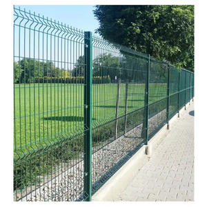 L'usine fournit directement une clôture de panneau de treillis métallique soudée courbée 3D décorative pour le jardin de la ferme - Product Image 1