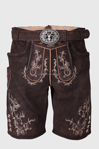 ใหม่ Oktoberfest Lederhosen กางเกงขาสั้นหนังบาวาเรียดั้งเดิม2025เยอรมัน - Product Image 4