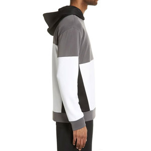 Sudadera con capucha para hombre, sudaderas de corte cuadrado, logotipo personalizado, básico, mezcla de algodón, lana pesada, talla grande, Stock, servicio OEM - Product Image 3