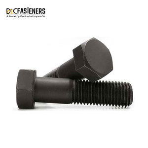 สลักเกลียวหกเหลี่ยมหนัก ผลิตจากเหล็กกล้าไร้สนิมเคลือบออกไซด์สีดำ ความแข็งแรงสูง ขนาด M10 ถึง M100 - Product Image 2