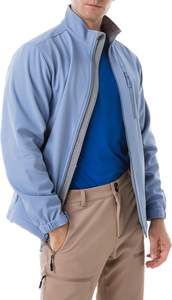 OEM Service <b>Men's</b> Winter Softshell Fur <b>Jacket</b> Waterproof Windproof Breathable Eco-Friendly Casual Front Logo Polyester Shell - Product Image 2