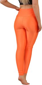 High Waist Athletic Pants Compression Fit Inner Pockets Tummy Control Stretch Workout Yoga <b>Legging</b> Mid Waist Washed Technique - Product Image 6