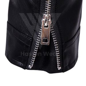 Veste en cuir de mouton enduit pour homme, best-seller, imperméable, séchage rapide, logo frontal, faible MOQ, nouvelle arrivée - Product Image 5