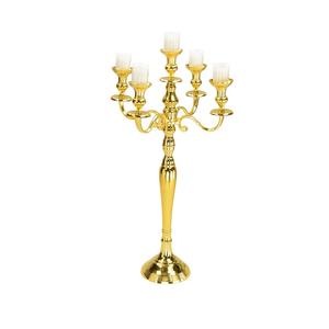 Candélabre de pièce maîtresse en aluminium couleur argent Candélabres de taille et de forme personnalisées à des prix compétitifs - Product Image 4