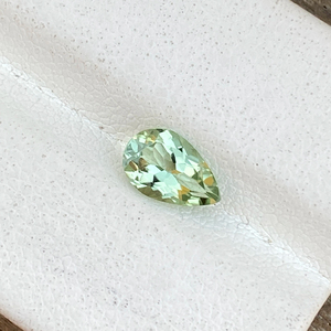 Chứng Nhận Sinh Học Tự Nhiên Màu Tourmaline Lê Cắt Đá 0.89 Carat Mắt Sạch Lỏng Đá Quý Chất Lượng Màu Sắc Tuyệt Vời Cho Đồ Trang Sức - Product Image 1