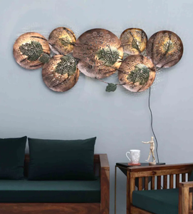 Art mural en métal, plaque en laiton galvanisé Ak pour Art de salon et Art de chambre d'enfants - Product Image 1