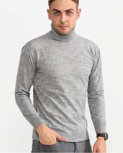 100% Wool Custom <b>Mens</b> Clothing Sweater Knitting Wool <b>Turtleneck</b> Knitted <b>Men</b> Pullover Sweater Custom Logo Customized Nawy - Product Image 3