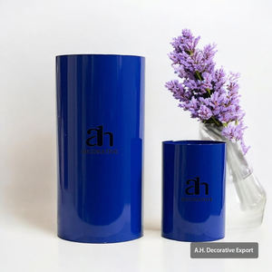 Maceta de acero inoxidable de estilo de lujo Maxery American Vintage Morden, Plata ligera con recubrimiento en polvo, tamaño personalizado directo - Product Image 5