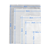 Sac d'emballage refermable en PVC transparent givré personnalisé avec fermeture éclair, impression sérigraphique, pour vêtements et accessoires