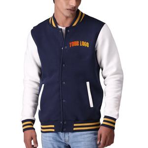 Vente en gros de haute qualité Logo personnalisé 100% laine veste universitaire décontractée avec fermeture à boutons dans des tons classiques pour hommes - Product Image 1