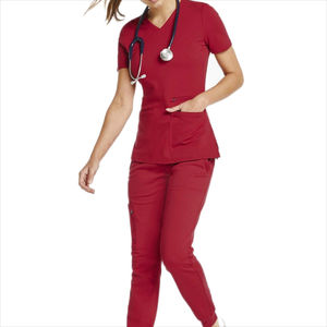 Uniformes Médicos de Alta Calidad Unisex con Cuello Redondo y Manga Larga, Micro Poliéster/Algodón, Uniforme Clásico de Hospital para Médico, Venta al por Mayor - Product Image 1