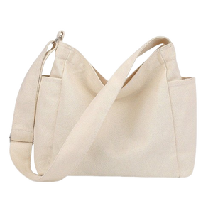 CENTIC Eco-Friendly <b>Canvas</b> <b>Tote</b> <b>Bags</b> Reusable Crossbody Letter Pattern <b>Zipper</b> Closure Hand Length Handle for Daily Travel Gifts - Product Image 2