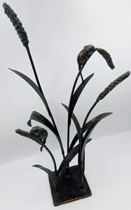 Artisanat en métal personnalisé fait à la main pour la décoration intérieure du bureau à domicile Plantes en fonte Figure Objet de sculpture personnalisé Meilleurs prix - Product Image 2