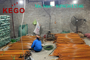 ด้ามไม้กวาดไม้มีเพียง0.1 usd/ชิ้นพร้อมไม้กวาด PVC และไม้กวาดไม้ยูคาลิปตัส - Product Image 5