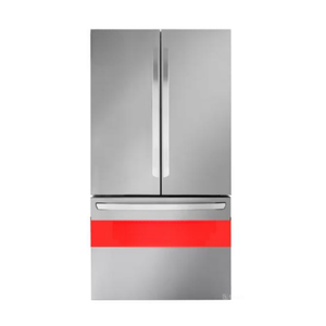 23 Cu. Réfrigérateur à porte française à 4 portes, compatible avec panneau encastrable, profondeur standard - Gris - Product Image 1