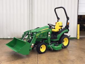TRACTORES UTILITARIOS JOHN DEERE 2025R USADOS CON CARGADOR Y SEGADOR EN VENTA - Product Image 6