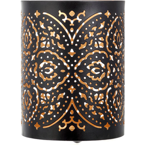 Lanterne décorative en fer forgé marocain noir pour la décoration de la maison pour Diwali - Product Image 1