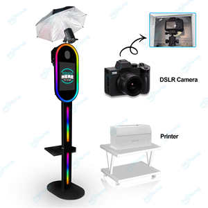 360SPB 2024 New P5 DSLR Photo Booth Magic Mirror Photo Booth 15.6" Touch Screen <strong>Open</strong> <strong>Air</strong> Machine - Product Image 6