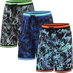 Short d'entraînement et de basket-ball personnalisé pour hommes avec logo brodé - Product Image 1