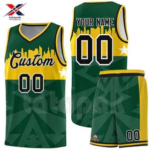 Uniforme de basket-ball personnalisé haute Performance pour les vêtements d'équipe professionnelle vente en ligne de tissu à séchage rapide lavable réversible - Product Image 3