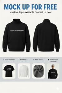 Oversized Women <b>Turtleneck</b> Pullover Casual Winter Relaxed Loose Fit Long Street Fashion Top for Soft Cozy Daily Wear - Product Image 3