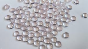 Cabujón Redondo de Cuarzo Rosa Natural de 4 mm con Parte Posterior Plana - Cuarzo Rosa Rosa Redondo Suelto - Product Image 6