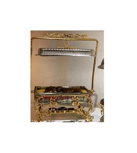 Plato de frotamiento de acero inoxidable de nuevo diseño, forma redonda, plato de frotamiento de alimentos de Color plateado con la mejor calidad - Product Image 6