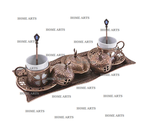 Taza y Platillo de Té de Latón de Diseño Atractivo, la Mejor Calidad, Forma Personalizada, Taza y Platillo de Té en Oferta - Product Image 2