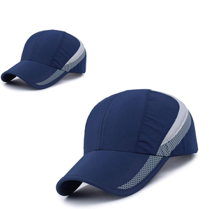 Casquette OEM personnalisée pour hommes à 6 panneaux en éponge de haute qualité, sport, rue, insigne en métal réglable, bord incurvé moyen, respirant et imperméable - Product Image 6