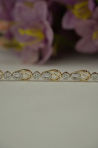 Wholesale Chic lab grown diamond moissanite lightweight bracelet round customizable carat vs1 <b>gold</b> <b>rose</b> <b>gold</b> silver oem odm b2b - Product Image 6
