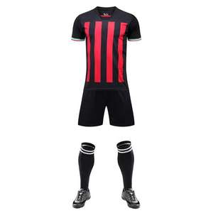 Venta al por mayor de alta calidad respetuoso con el medio ambiente ropa de fútbol de secado rápido uniformes de fútbol personalizados sublimación impresa transpirable 100% algodón - Product Image 1