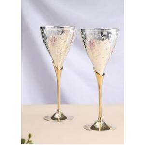 Copa de vino de latón puro de alta calidad con diseño elegante de pulido dorado perfecto para uso en fiestas y bares en casa de proveedor indio - Product Image 4