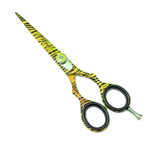 Vente en gros de ciseaux de coiffeur avec lames en acier métallique tranchantes Ciseaux de coiffure de beauté avec repose-doigt réglable - Product Image 1