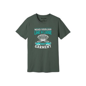 100% algodón camiseta informal para mujer 3D Buddha Themes Logo Print 12 opciones de color 160-180 Heavy GSM diseño personalizable colocación - Product Image 2