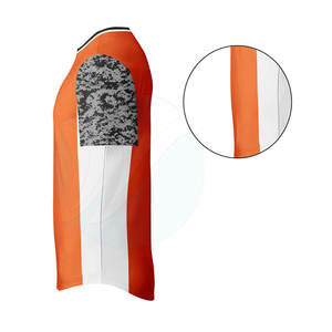 Camiseta de béisbol de poliéster 100% al por mayor diseño personalizable transpirable y opciones de talla grande servicio OEM disponible - Product Image 2