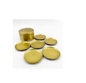 Posavasos de metal Posavasos de nogal Venta de posavasos de escritorio artesanales de metal para Decoración de mesa Artículos decorativos para el hogar por decor IMPEX - Product Image 4