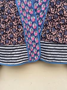 Patchwork matelassé vestes coton Floral Style bohème automne hiver veste manteau Streetwear Boho matelassé réversible veste - Product Image 6