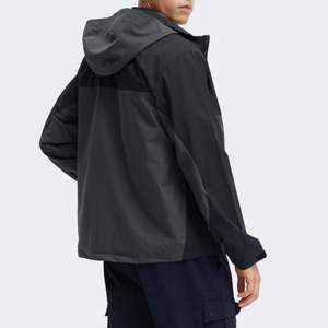 Chaqueta Cortavientos con Capucha de Nailon Ligera e Informal para Hombre, Estilo Urbano, Deportiva, para Correr al Aire Libre, con Cremallera - Product Image 6